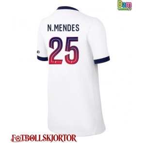 Paris Saint-Germain Nuno Mendes #25 Bortatröja Dam 2026-27 Kortärmad